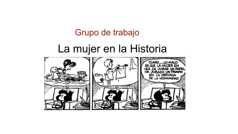 la mujer en la historia