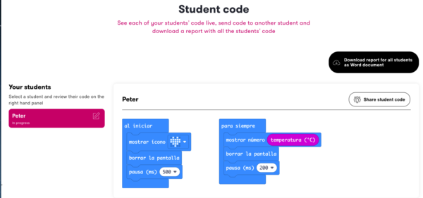 Trabajo en microbit