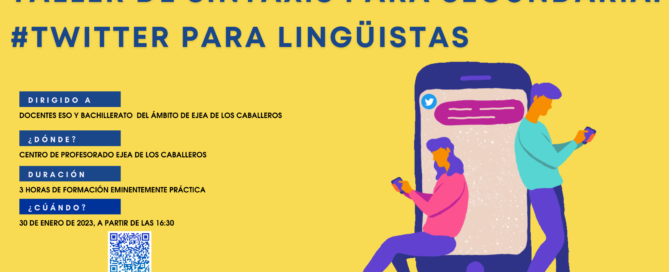 portada cartel formación twitter para lingüistas imagen